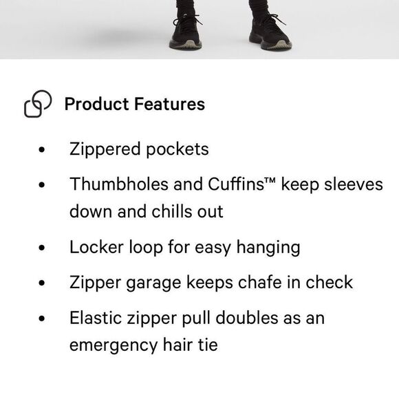 NWT 2 Define Flock Full Length Jacket Nulu Zip Black Lululemon - Polka Dot - Picture 11 of 11